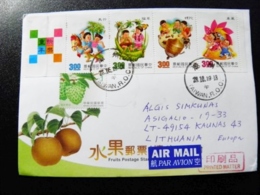 Cover China 2019 Children Games Fruits Apples Taiwan - Briefe U. Dokumente