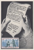 Carte  Maximum  1er  Jour   ANDORRE   Fondation  D' ANDORRE   1963 - Maximumkaarten