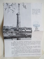 MOURENX LACQ -  Appareil De Forage  Gaz  -   Coupure De Presse De 1961 - Otros Aparatos