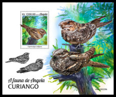 ANGOLA 2019 MNH Nightjars Nachtschwalben Engoulevent S/S - IMPERFORATED - DH2006 - Hirondelles