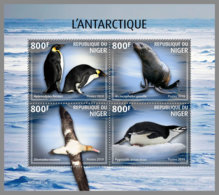 NIGER 2019 MNH Antarctica Animals Tiere Der Antarktis Animaux Antarctiques M/S - OFFICIAL ISSUE - DH2006 - Faune Antarctique