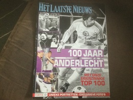 RSCA Anderlecht 100 Jaar Anderlecht Bijlage Het Laatste Nieuws 2008 - Deportes