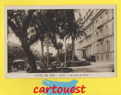 CPA  NICE 06 ♥️ ♥️☺♦♦  GRAND HOTEL De NICE  ֎ Un Coin Du PARC - Terrasse - Bar, Alberghi, Ristoranti