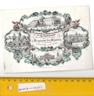 Porseleinkaart  15,4cm X 11,1cm ANTWERPEN ANVERS ZOO 1855 Printer Ratinckx SOC Royale De Zoologie - Porcelana