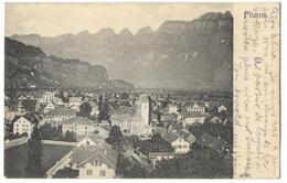 FLUMS: Teilansicht Mit Sportplatz 1904 - Flums