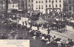 Brussel, Bruxelles, 75e Anniversaire De L'Indépendance Belge, Grand Cortège Historique (pk66986) - Feesten En Evenementen