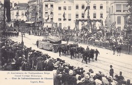 Brussel, Bruxelles, 75e Anniversaire De L'Indépendance Belge, Grand Cortège Historique (pk66990) - Feesten En Evenementen