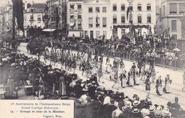 Brussel, Bruxelles, 75e Anniversaire De L'Indépendance Belge, Grand Cortège Historique (pk66992) - Feesten En Evenementen