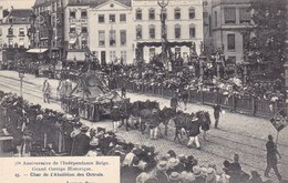 Brussel, Bruxelles, 75e Anniversaire De L'Indépendance Belge, Grand Cortège Historique (pk66994) - Feesten En Evenementen