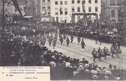 Brussel, Bruxelles, 75e Anniversaire De L'Indépendance Belge, Grand Cortège Historique (pk68009) - Feesten En Evenementen