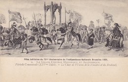 Brussel, Bruxelles, 75e Anniversaire De L'Indépendance Belge, Grand Cortège Historique Et Allégorique (pk68016) - Fêtes, événements