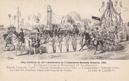 Brussel, Bruxelles, 75e Anniversaire De L'Indépendance Belge, Grand Cortège Historique Et Allégorique (pk68020) - Fêtes, événements