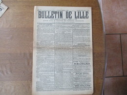 BULLETIN DE LILLE DU 28 JUILLET 1918 PUBLIE SOUS LE CONTÔLE DE L'AUTORITE ALLEMANDE - Picardie - Nord-Pas-de-Calais