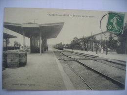 91 Vigneux La Gare Sur Les Quais - Vigneux Sur Seine