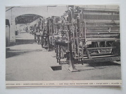 LYON  - Métier à Tisser " BOBIN-DENTELLES"      - Coupure De Presse De 1924 - Andere Toestellen