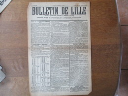 BULLETIN DE LILLE DU DIMANCHE 14 JUILLET 1918 PUBLIE SOUS LE CONTÔLE DE L'AUTORITE ALLEMANDE - Picardie - Nord-Pas-de-Calais