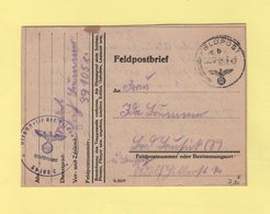 Dienststelle Der Feldpost 39105C - 22-7-1943 - 2. Weltkrieg 1939-1945