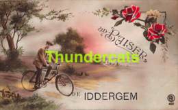 CPA UN BAISER DE IDDERGEM STERSTEMPEL DENDERLEEUW - Denderleeuw