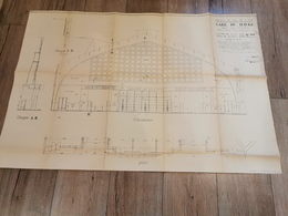 Plan Gare Du HAVRE 1932 Façade Hall Des Train - Architecture