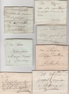 ARCHIVE PERIODE REVOLUTIONNAIRE  7 LETTRES POUR CHAMBERY  SAVOIE  (DEPÄRTEMENT DU MONT BLANC)  A LIRE - 1792-1815: Dipartimenti Conquistati