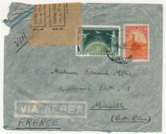 FRANCE - Env. Depuis Argentine Avec Cachet "Parvenu à Marseille En Mauvais état" + Bande PTT N°509 - 1982 (?) - Manual Postmarks