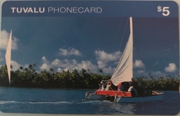 TUVALU  -  Phonecard  $5 - Tuvalu