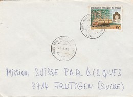 Congo - Lettre POINTE NOIRE CITE Départ Arrivée 24/9/1981 Pour Frutigen Suisse - Exploitation Du Bois - Oblitérés