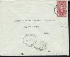 Grand Liban - Timbre N° 154 Seul Sur Enveloppe De Beyrouth à Destination De Paris 12-VIII-1937 - - Briefe U. Dokumente