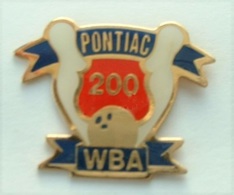 AA383 Pin's Bowling USA WBA PONTIAC Achat Immédiat - Bowling