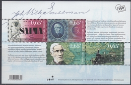 Finland 2006 -  200th Anniv. Of The Birth Of J.V. Snellman, History Of Railways - Miniature Sheet Mi Block 39 ** MNH - Blocs-feuillets