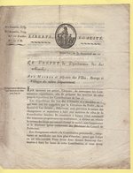 Prefet De La Manche - 30 Germinal An 12 - Role Et Repartition Des Contributions - Historical Documents