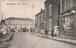 Rare Cpa Rantigny La Gare Belle Animation - Rantigny