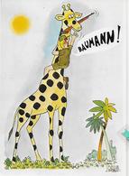 CPSM - GIRAFE Des Problèmes ? Voyez Baumann Bordeaux PUB Dessin Giraud . - Girafes