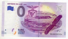 2018-2 BILLET TOURISTIQUE PORTUGAL 0 EURO SOUVENIR N°MEAN000504 ESTADIO DA LUZ LISBOA Benfica De Lisbonne Club De Foot - Private Proofs / Unofficial