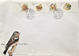 Portugal, Madeira, Uncirculated FDC, "Fauna", "Birds", "Birds Of The Region", 1988 - Covers & Documents