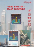 Hong Kong - 1994 Stamp Exhibition Set (2) - Mint In Folder - Hong Kong