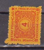 INDOCHINE       N°  YVERT   TAXE 78  NEUF AVEC  CHARNIERES      ( Ch 02/37 ) - Timbres-taxe