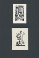 Ex Libris K.S. Koslowsky  Константи́н Степа́нович Козло́вский (1905-1975) - Ex-libris