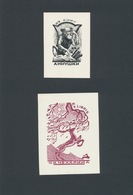 Ex Libris K.S. Koslowsky  Константи́н Степа́нович Козло́вский (1905-1975) - Ex-libris