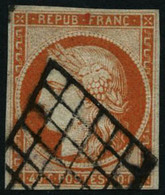 Oblit. N°5 40c Orange, Signé Brun  - TB - 1849-1850 Cérès