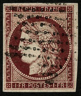 Oblit. N°6 1F Carmin - TB - 1849-1850 Cérès