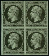 ** N°11 1c Olive, Bloc De 4 - TB - 1853-1860 Napoléon III