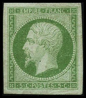 ** N°12 5c Vert, Pièce De Luxe - TB - 1853-1860 Napoléon III.