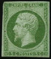 * N°12 5c Vert, Petites Marges - B - 1853-1860 Napoléon III