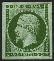 ** N°12b 5c Vert-foncé - TB - 1853-1860 Napoléon III.