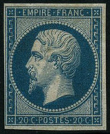 * N°14B 20c Bleu, Type II - TB - 1853-1860 Napoléon III