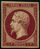 ** N°18d 1F Carmin Réimp - TB - 1853-1860 Napoléon III