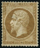 ** N°21 10c Bistre - TB - 1862 Napoléon III