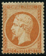 ** N°23 40c Orange - TB - 1862 Napoléon III