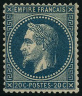 ** N°29B 20c Bleu, Type II - TB - 1863-1870 Napoléon III. Laure